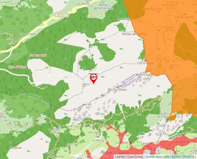 Carte Géoportail pour les drones de loisir