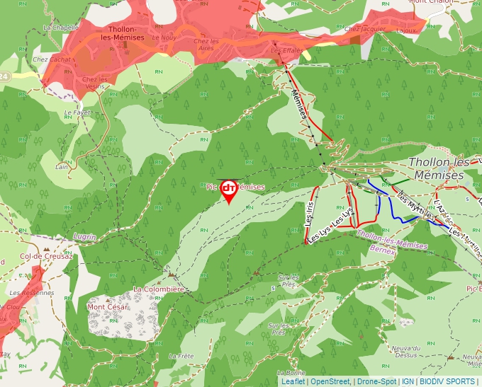 Carte Géoportail pour les drones de loisir