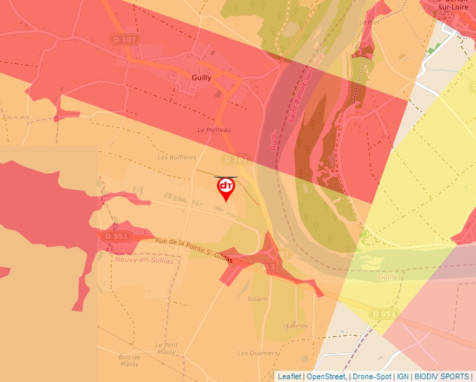 Carte Géoportail pour les drones de loisir