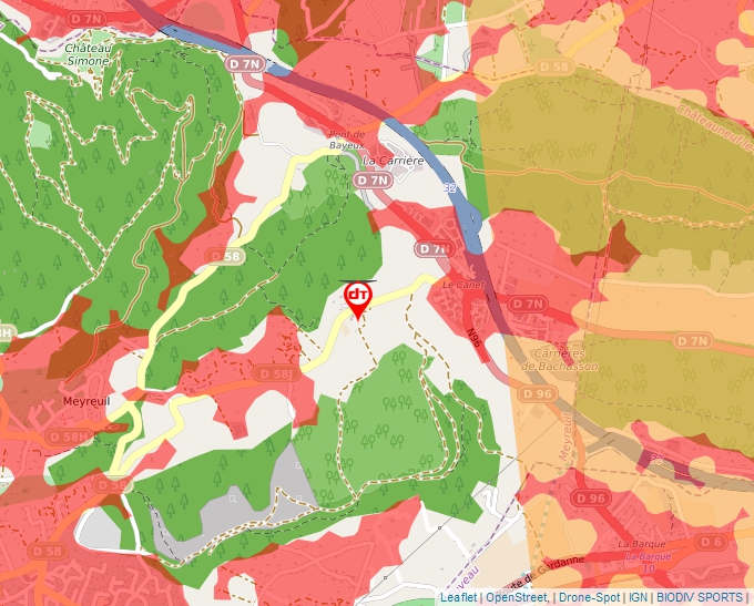 Carte Géoportail pour les drones de loisir