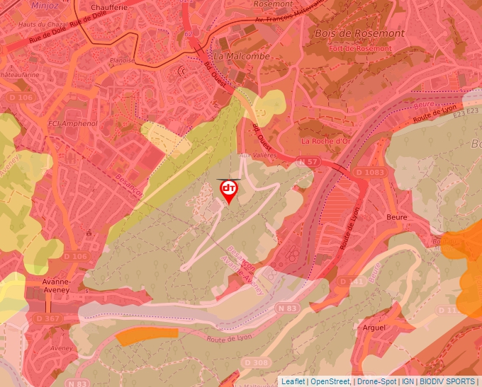 Carte Géoportail pour les drones de loisir