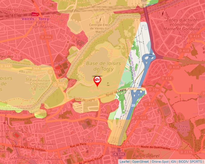 Carte Géoportail pour les drones de loisir