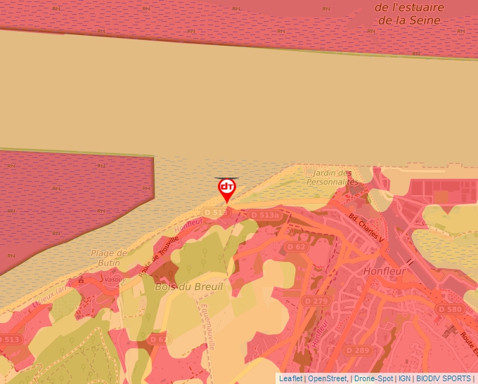 Carte Géoportail pour les drones de loisir