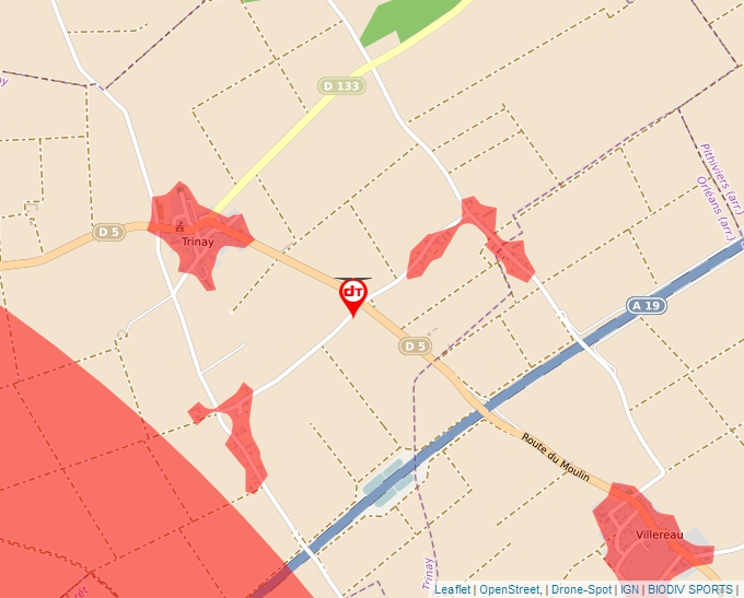 Carte Géoportail pour les drones de loisir