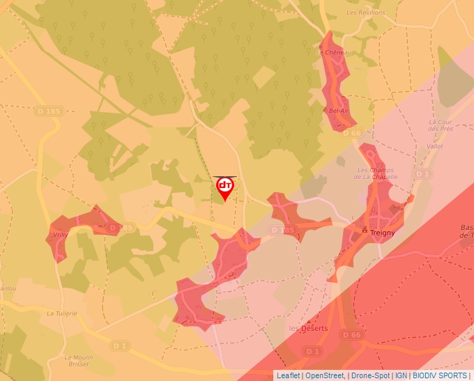 Carte Géoportail pour les drones de loisir