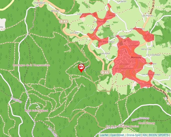 Carte Géoportail pour les drones de loisir