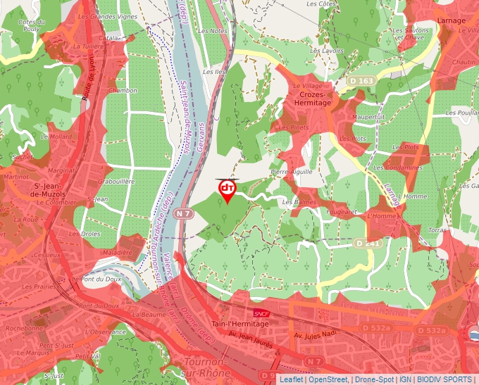 Carte Géoportail pour les drones de loisir