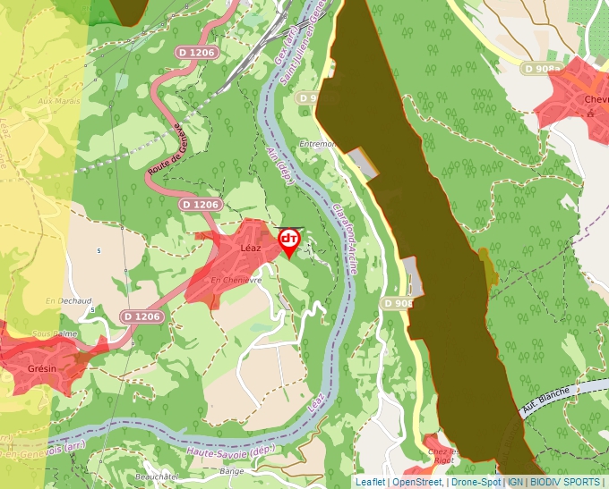 Carte Géoportail pour les drones de loisir