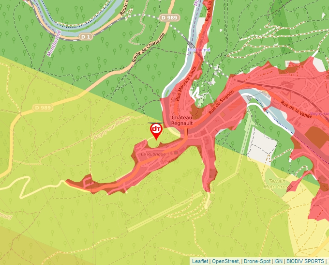 Carte Géoportail pour les drones de loisir