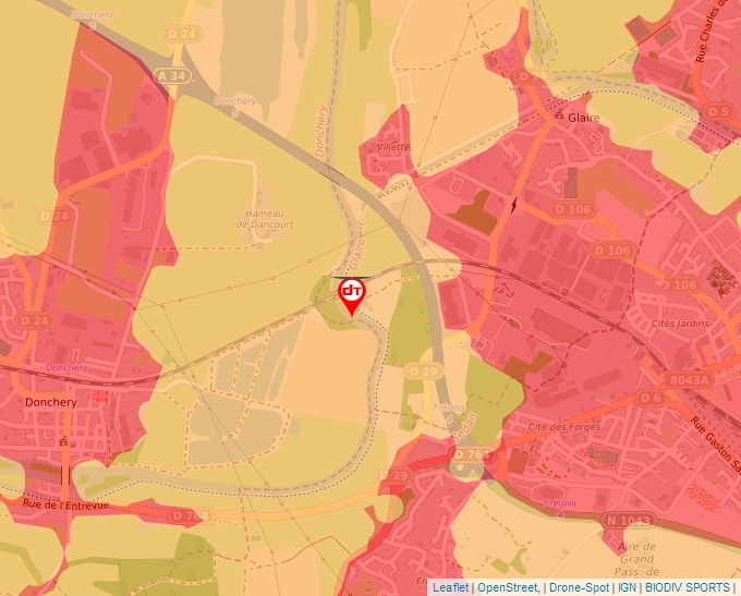 Carte Géoportail pour les drones de loisir