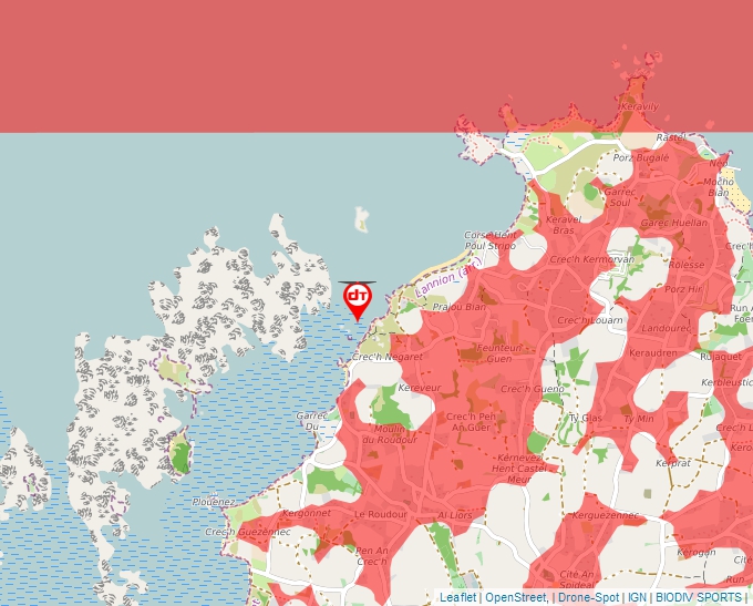 Carte Géoportail pour les drones de loisir