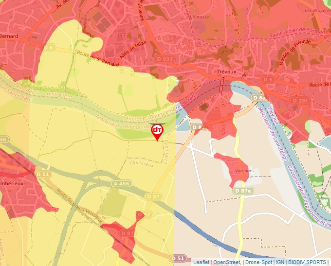 Carte Géoportail pour les drones de loisir