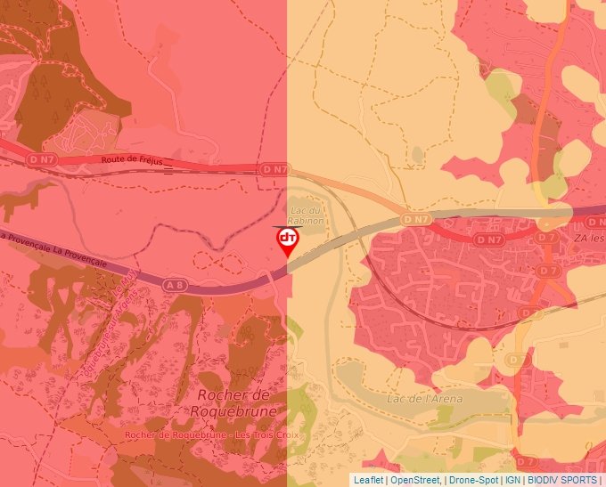 Carte Géoportail pour les drones de loisir