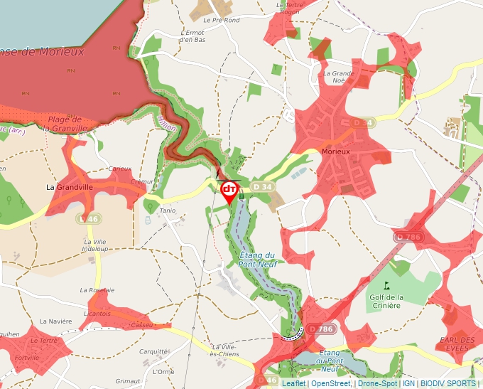 Carte Géoportail pour les drones de loisir