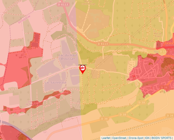 Carte Géoportail pour les drones de loisir