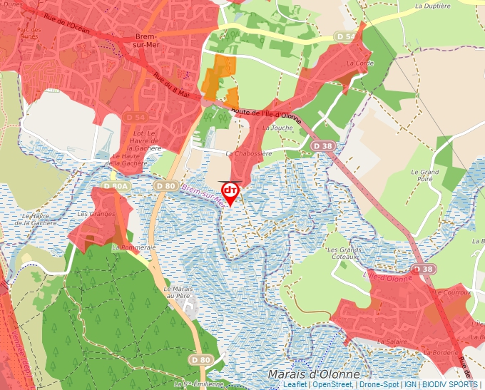 Carte Géoportail pour les drones de loisir