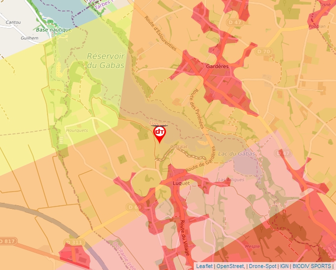 Carte Géoportail pour les drones de loisir