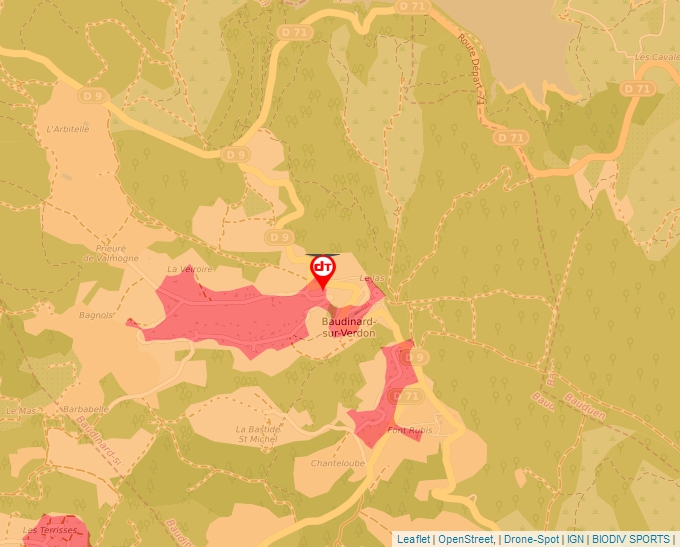 Carte Géoportail pour les drones de loisir