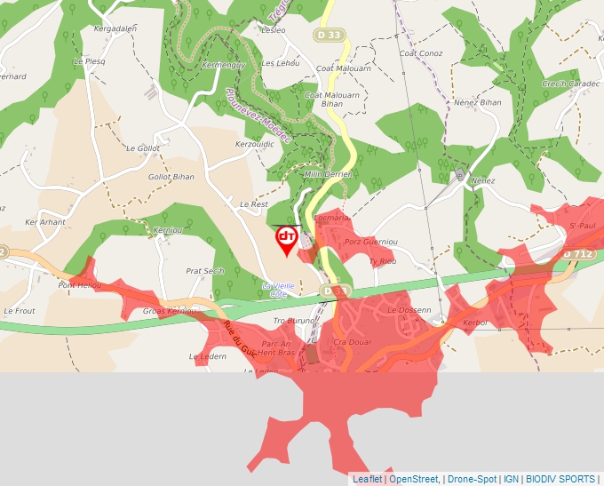 Carte Géoportail pour les drones de loisir