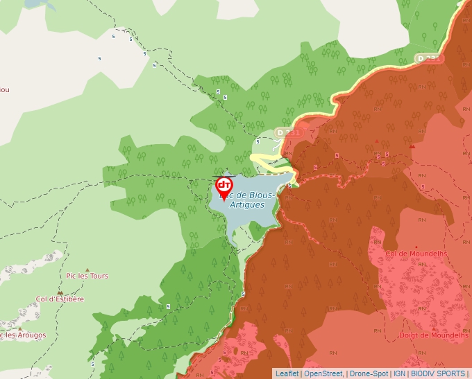 Carte Géoportail pour les drones de loisir