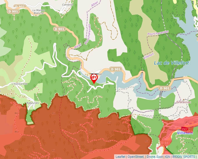 Carte Géoportail pour les drones de loisir