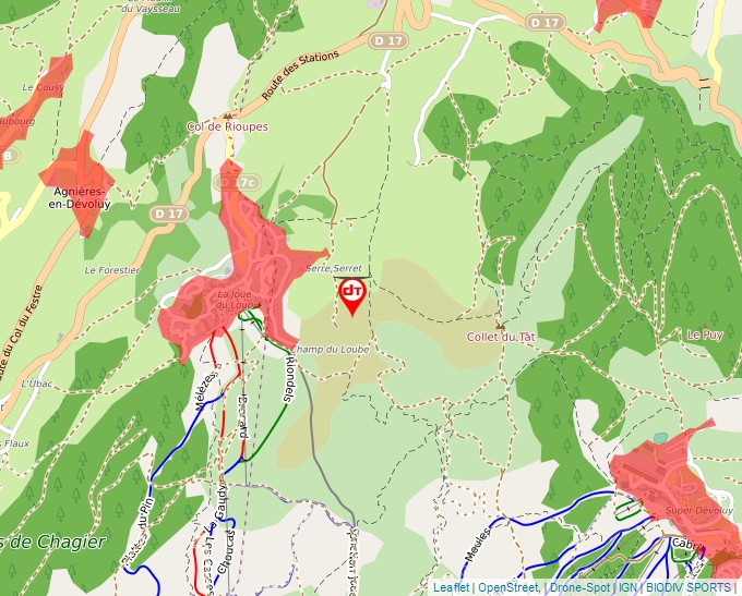 Carte Géoportail pour les drones de loisir