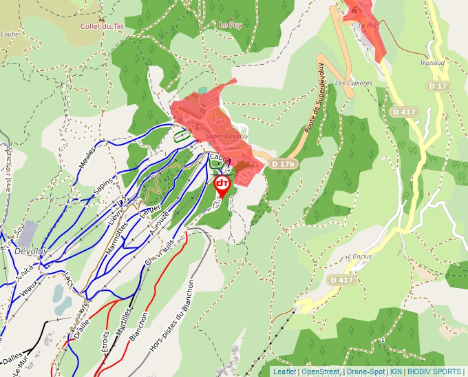 Carte Géoportail pour les drones de loisir