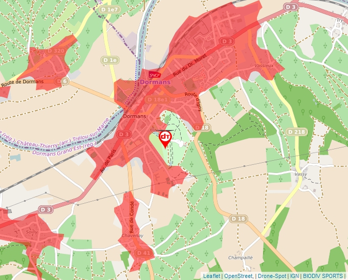 Carte Géoportail pour les drones de loisir