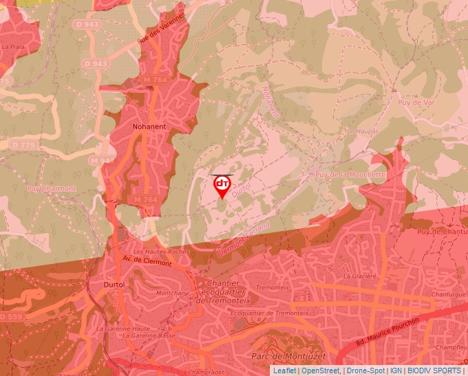 Carte Géoportail pour les drones de loisir