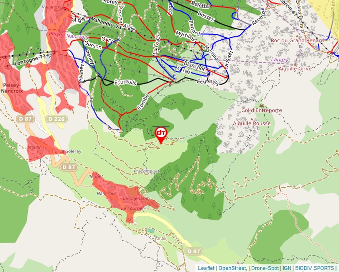 Carte Géoportail pour les drones de loisir