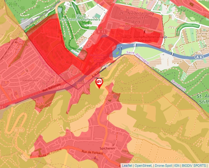 Carte Géoportail pour les drones de loisir