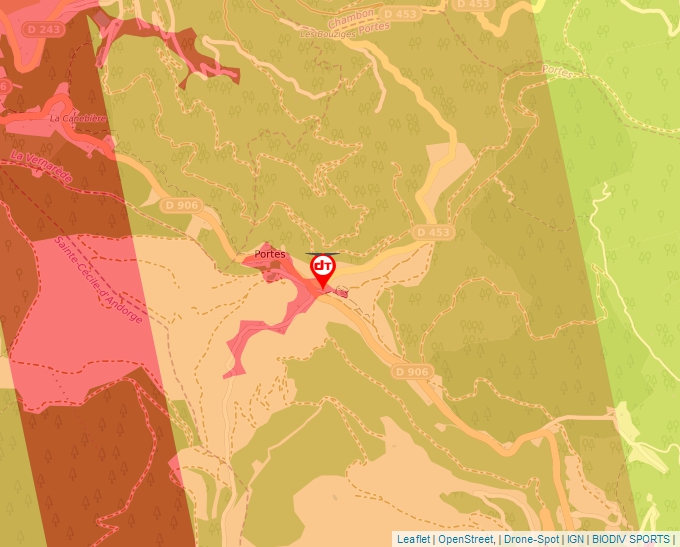 Carte Géoportail pour les drones de loisir