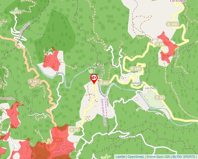 Carte Géoportail pour les drones de loisir