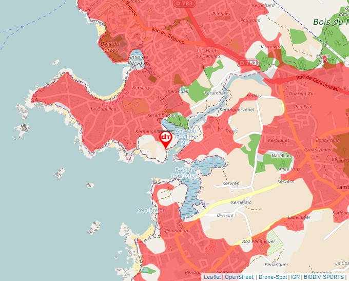 Carte Géoportail pour les drones de loisir