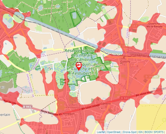 Carte Géoportail pour les drones de loisir