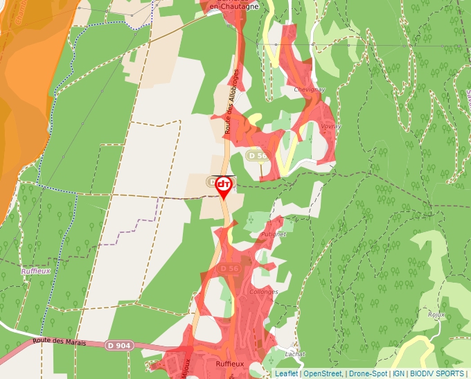 Carte Géoportail pour les drones de loisir