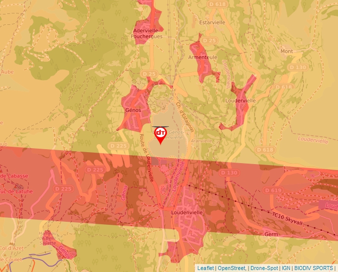 Carte Géoportail pour les drones de loisir