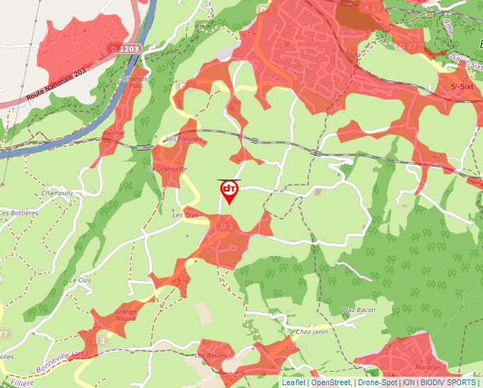 Carte Géoportail pour les drones de loisir