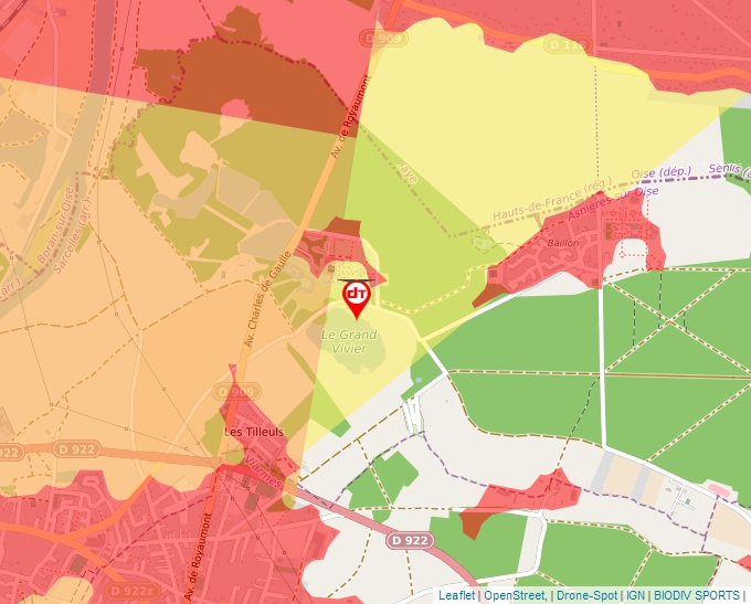 Carte Géoportail pour les drones de loisir