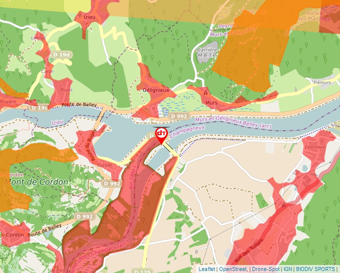 Carte Géoportail pour les drones de loisir