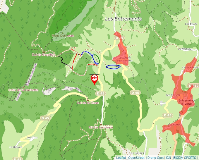 Carte Géoportail pour les drones de loisir