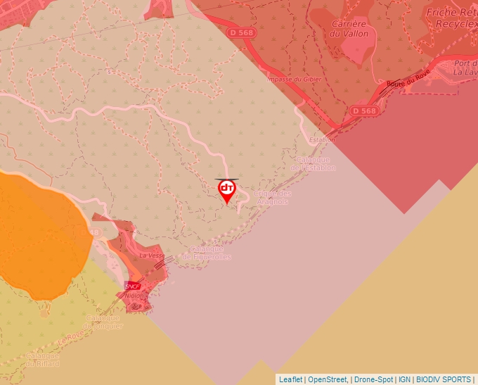 Carte Géoportail pour les drones de loisir