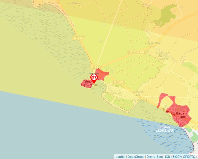 Carte Géoportail pour les drones de loisir