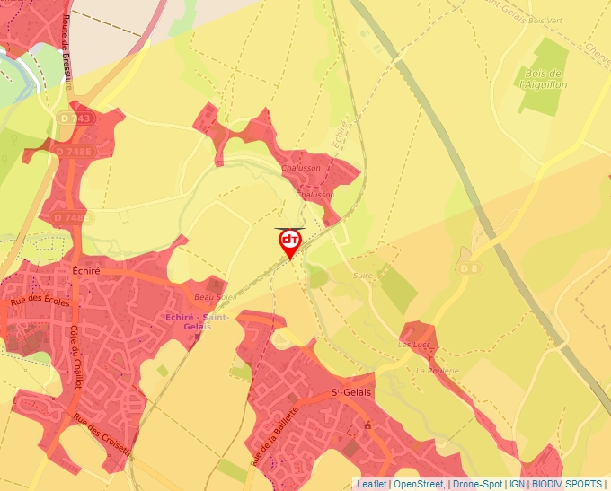 Carte Géoportail pour les drones de loisir