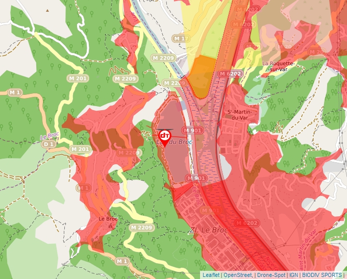 Carte Géoportail pour les drones de loisir