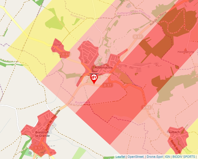 Carte Géoportail pour les drones de loisir