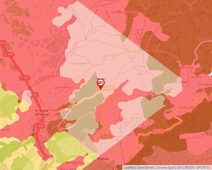Carte Géoportail pour les drones de loisir