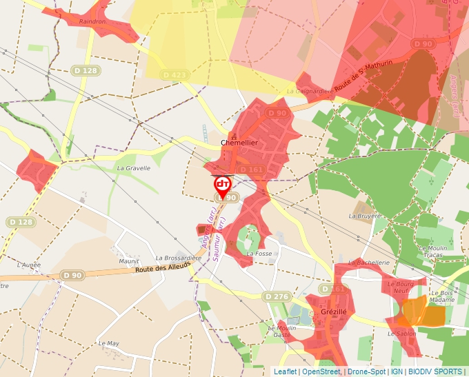 Carte Géoportail pour les drones de loisir