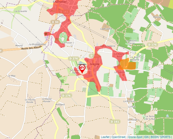 Carte Géoportail pour les drones de loisir