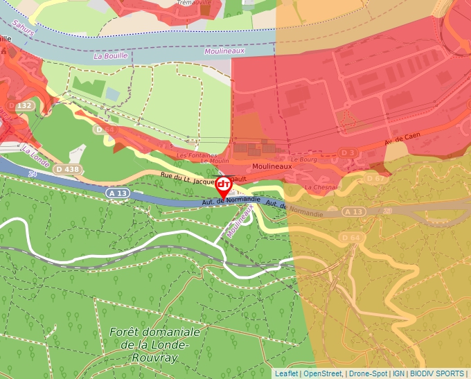 Carte Géoportail pour les drones de loisir